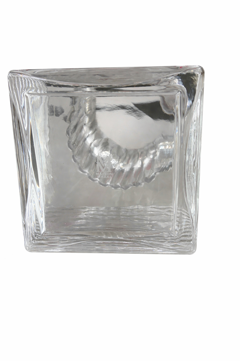Maison Column Vase: Clear