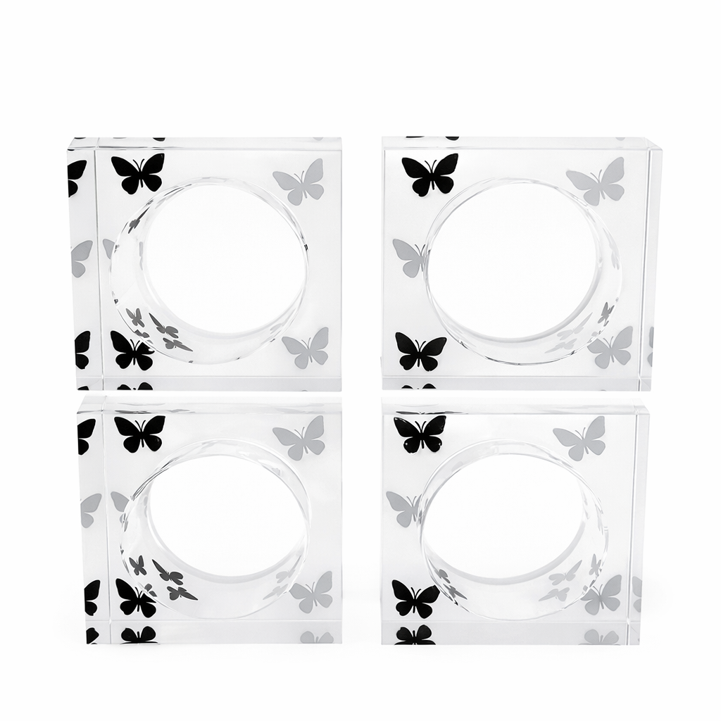 Papillon Esprit Napkin Rings - Set of 4