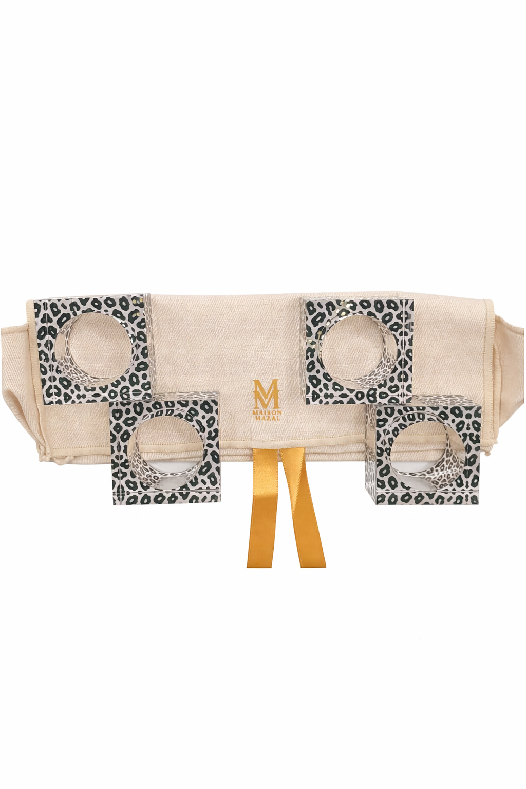 Classic Safari Napkin Rings - Set of 4