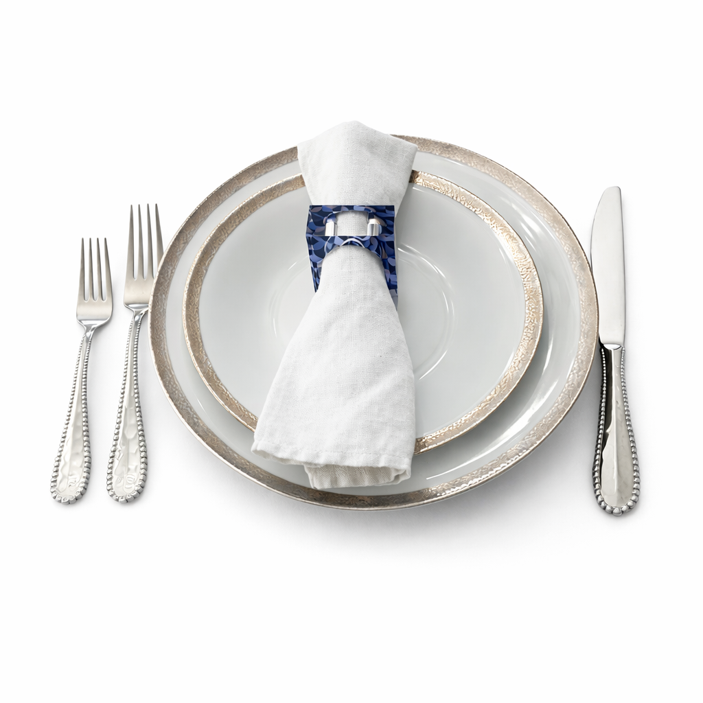 Everyday Geo Napkin Rings - Set of 4