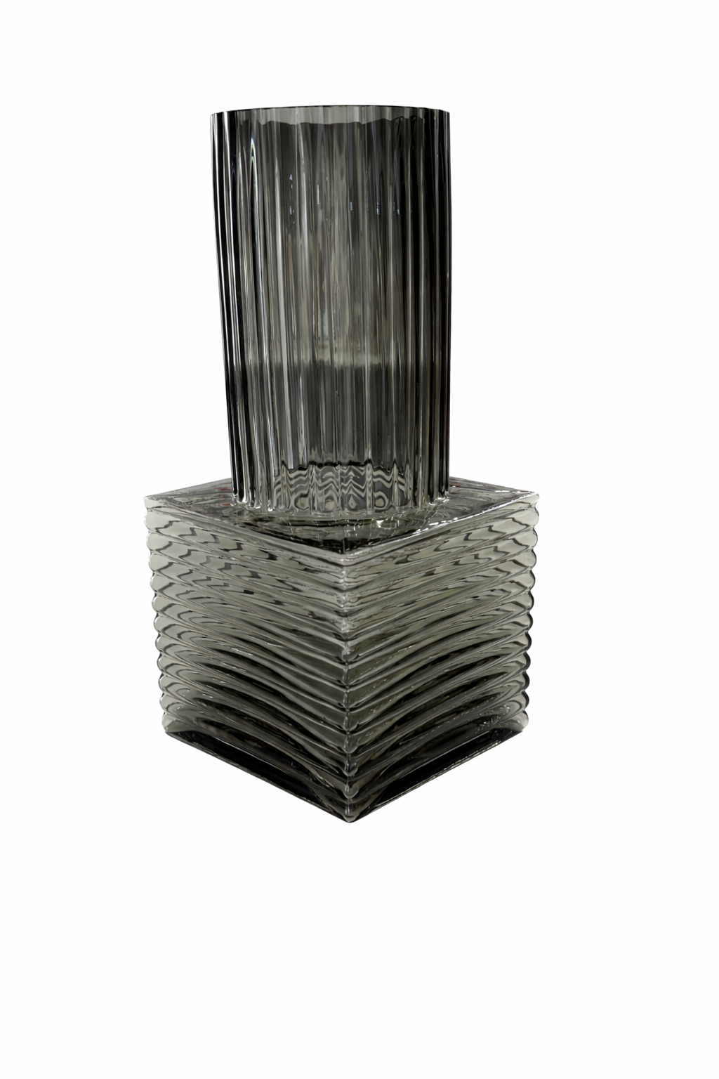 Maison Column Vase: Black