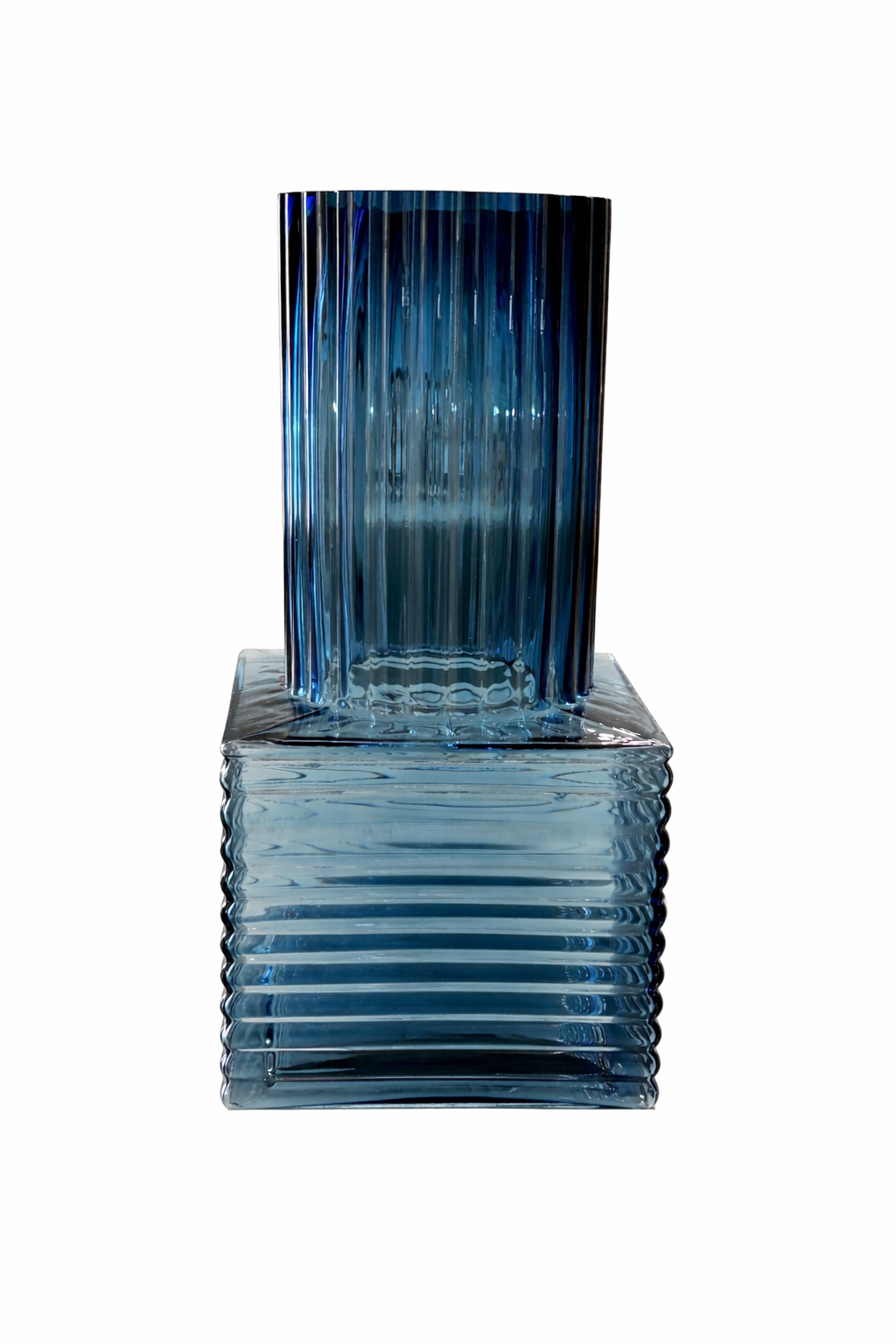 Maison Column Vase: Blue