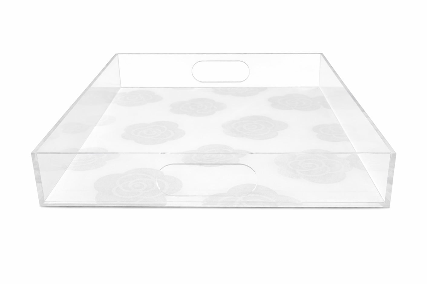 Silver Bloom Tray