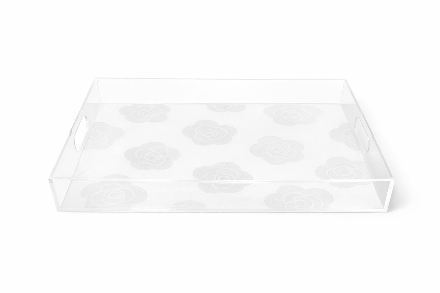 Silver Bloom Tray