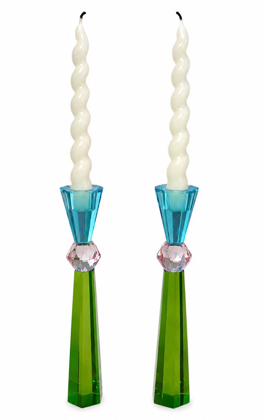 Azure Garden Candlestick