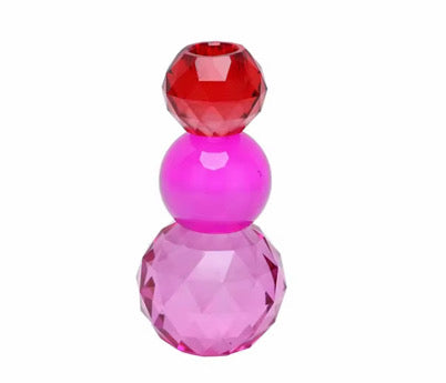 Rosé Prism Candlestick