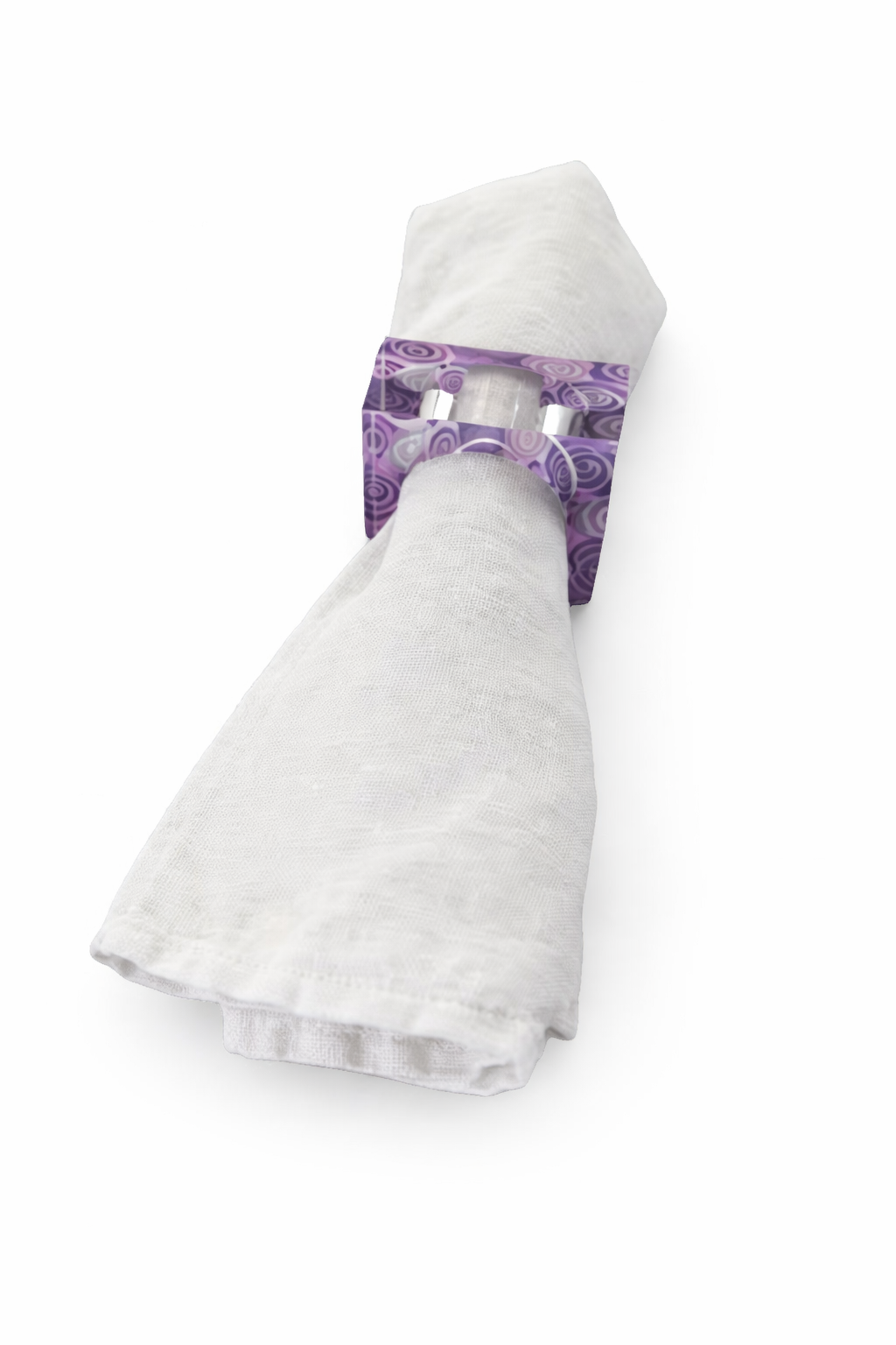 Rosetta Petal Napkin Rings - Set of 4