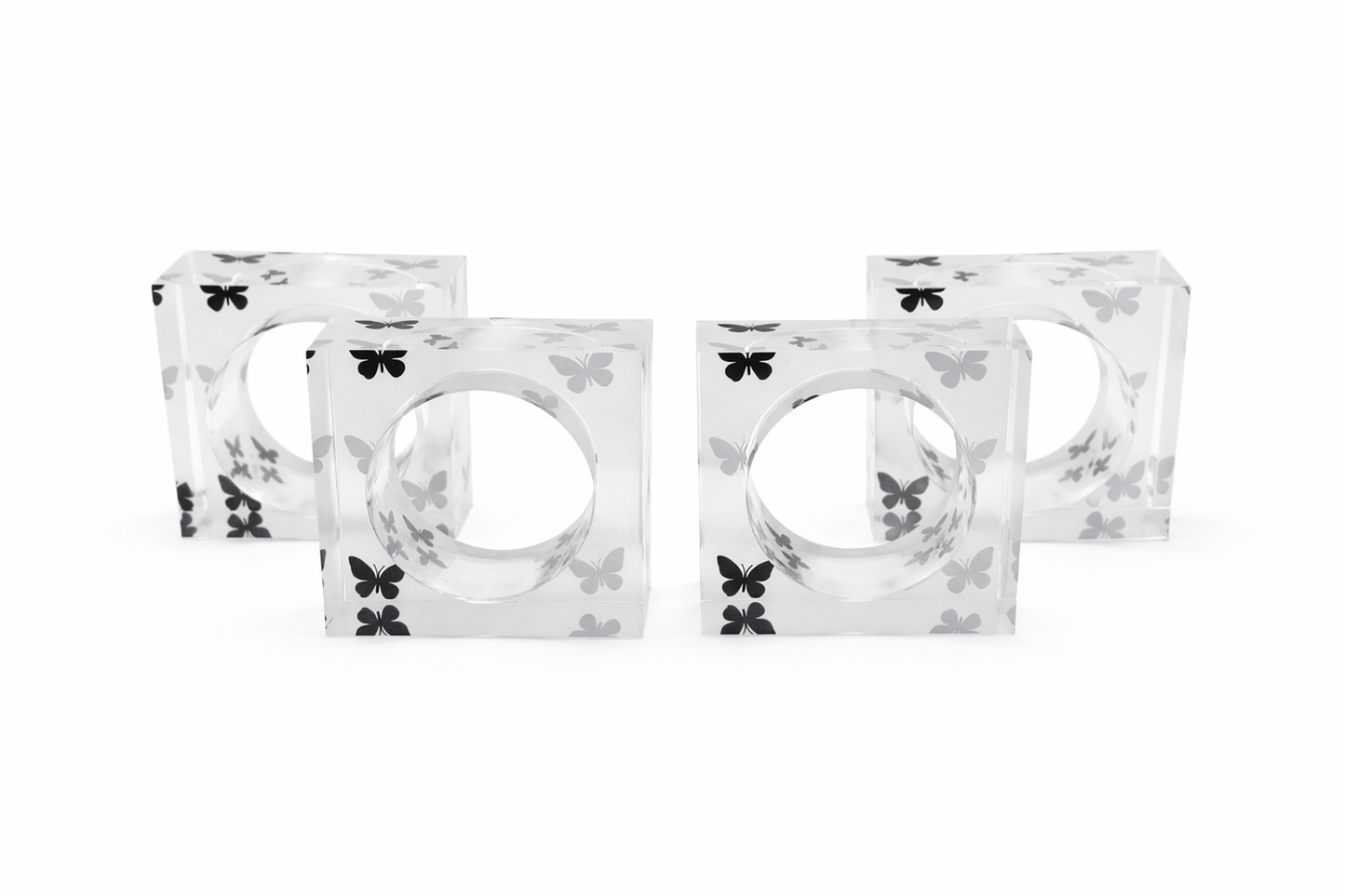 Papillon Esprit Napkin Rings - Set of 4
