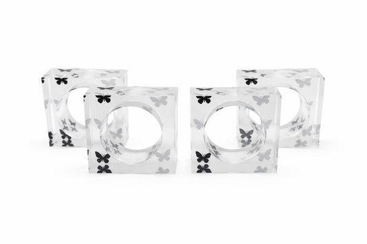 Papillon Esprit Napkin Rings - Set of 4