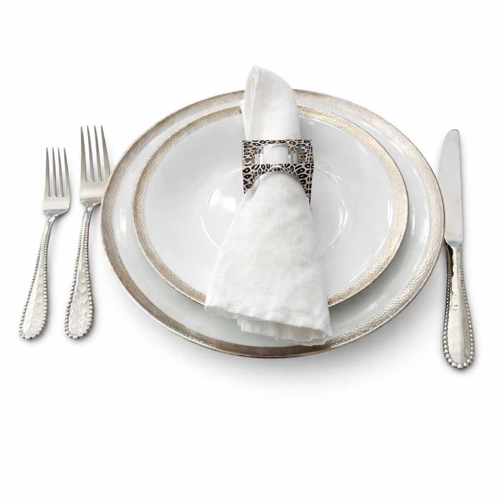 Classic Safari Napkin Rings - Set of 4
