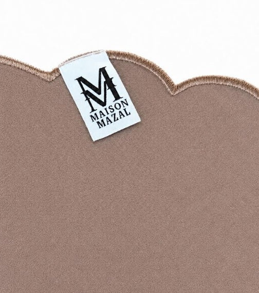 MM Monogram Napkin Set of 4 - Brown